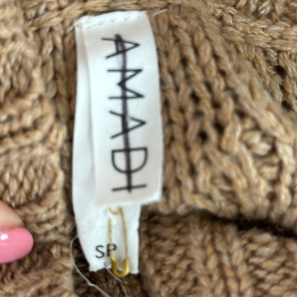 Anthropologie Amadi Leah Cable-Knit Sweater Dress Size S - Picture 12 of 13